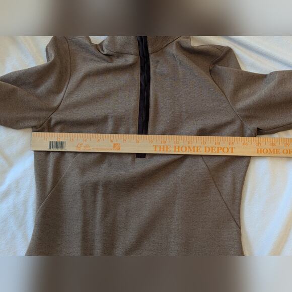 J.McLaughlin Bedford Brown Stretch Spandex Long Sleeve Stretch Knit Golf Dress S - Picture 8 of 9